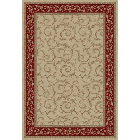 Concord Global 9 ft. 3 in. x 12 ft. 6 in. Jewel Veronica - Ivory 43928